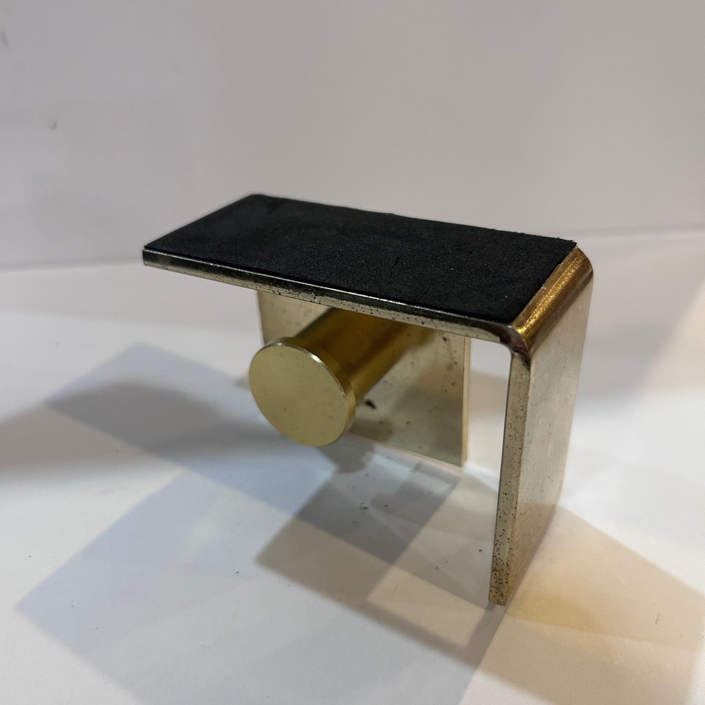Brass Cabinet Door Hook Machinist / Woodworking Bench Stop or Jig – Heavy Duty